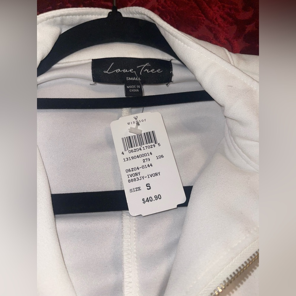 NWT 🆕#130 LOVE TREE, MARA, WAIST TIE ZIP UP LONG LINE TRENCH COAT JACKET, SMALL - Picture 11 of 12